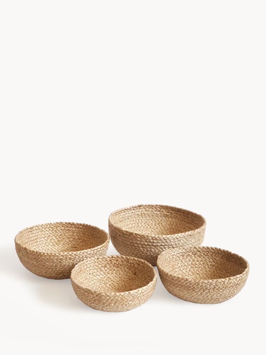 Kata Candy Bowl - Natural (Set of 4) - Goddess Imports Marketplace