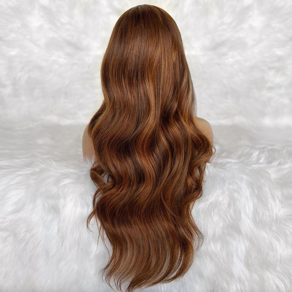 Raw Tempest Glueless 5x5 HD Lace Professionally Colored 100% Human Hair Closure Wig by Private Label