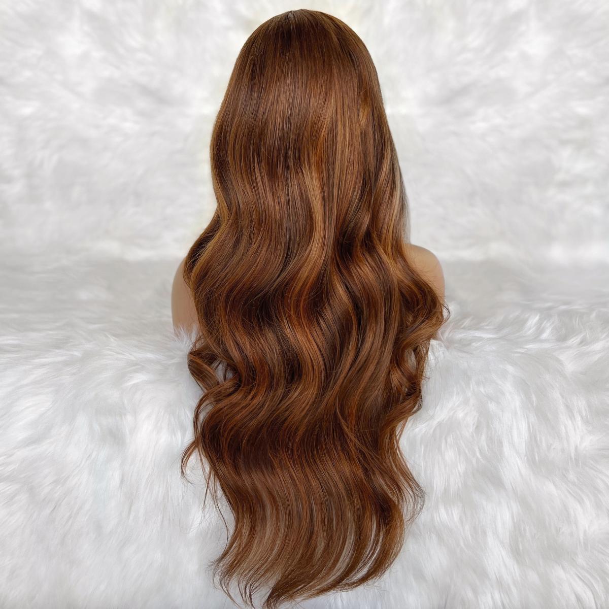 Raw Tempest Glueless 5x5 HD Lace Professionally Colored 100% Human Hair Closure Wig by Private Label