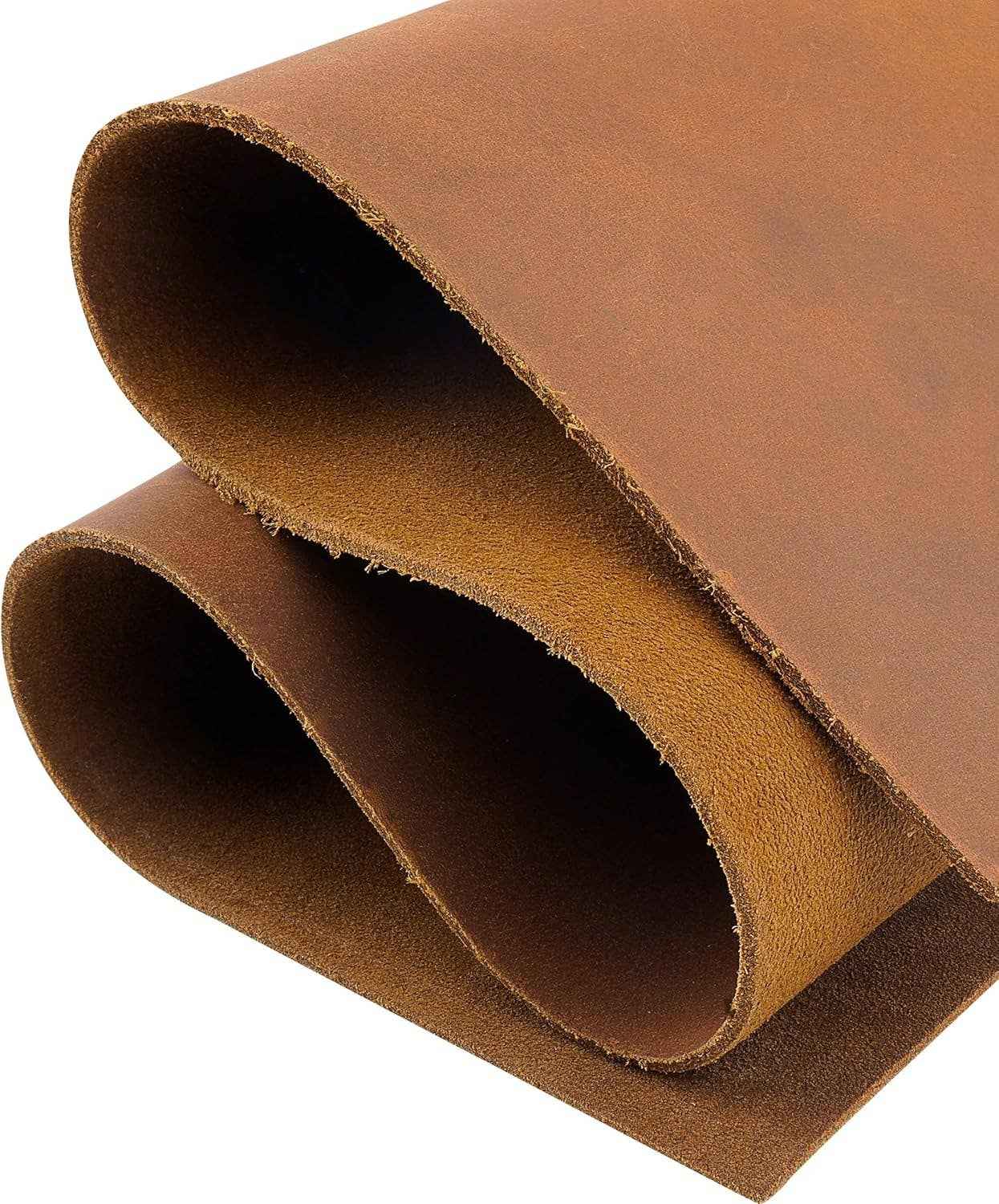 Full Grain Cowhide Leather 2mm Tooling Sheets for Crafts and DIY