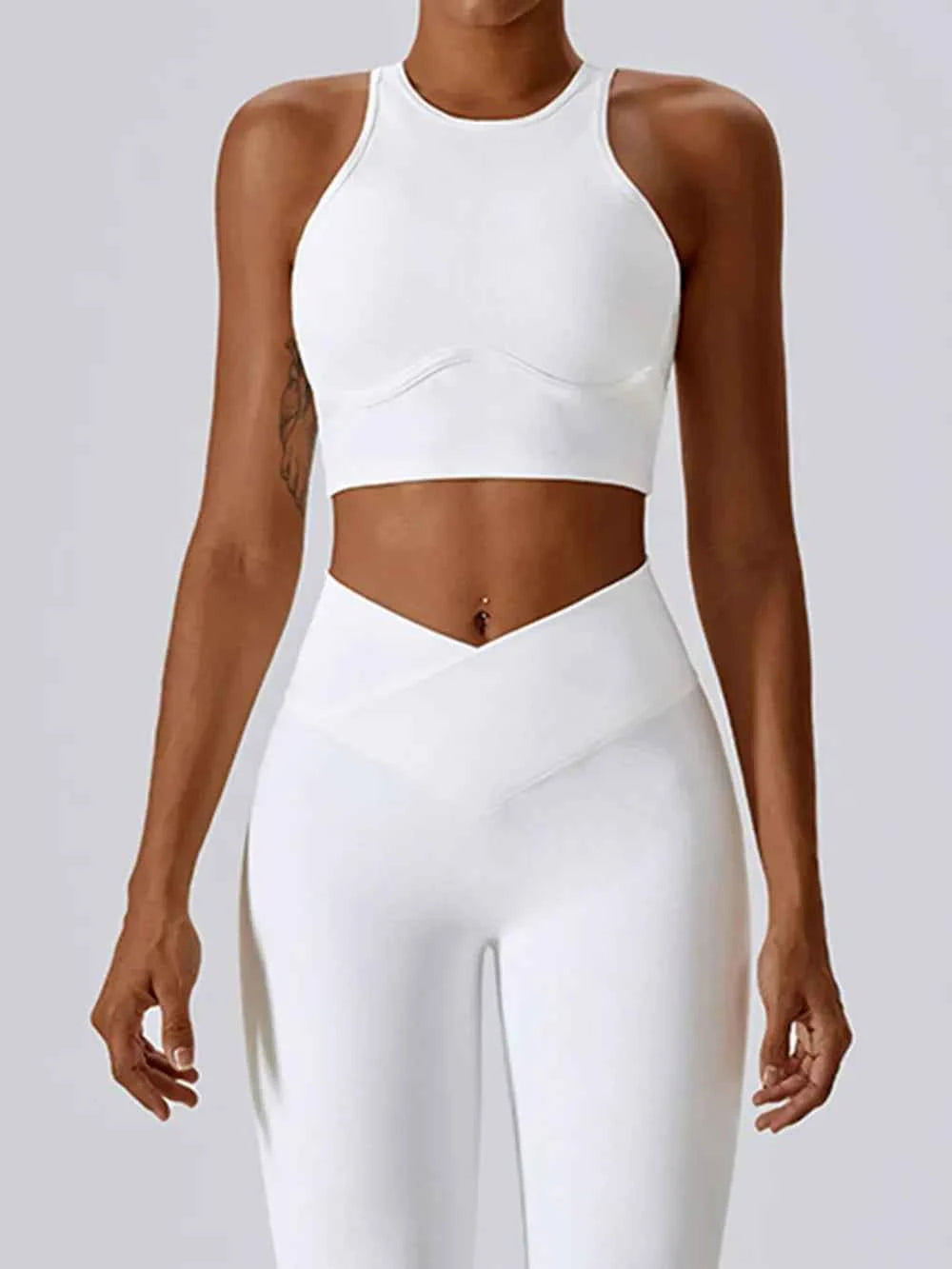 Basic Bae Cutout Racerback Active Tank