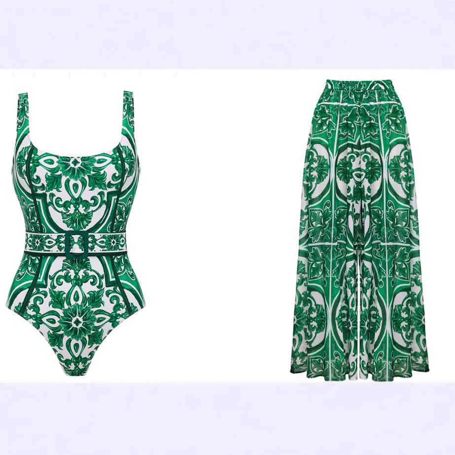 European And American Swimwear Female Beach Dress Blouse And Pants