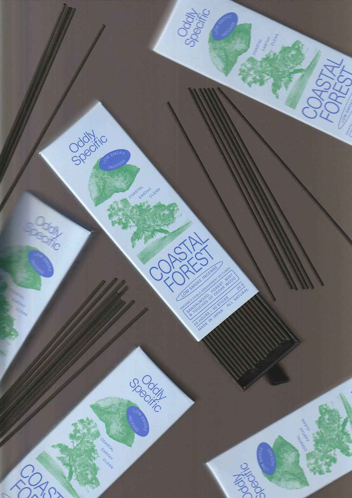 Low Smoke Incense, Made in Japan, Natural | Coastal Forest