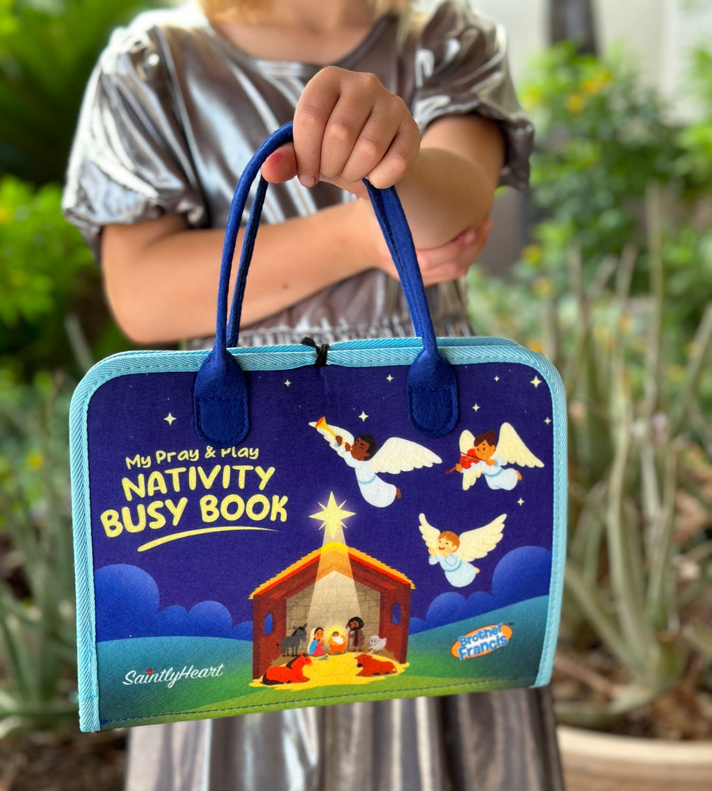 My Pray & Play Nativity Busy Book by Saintly Heart