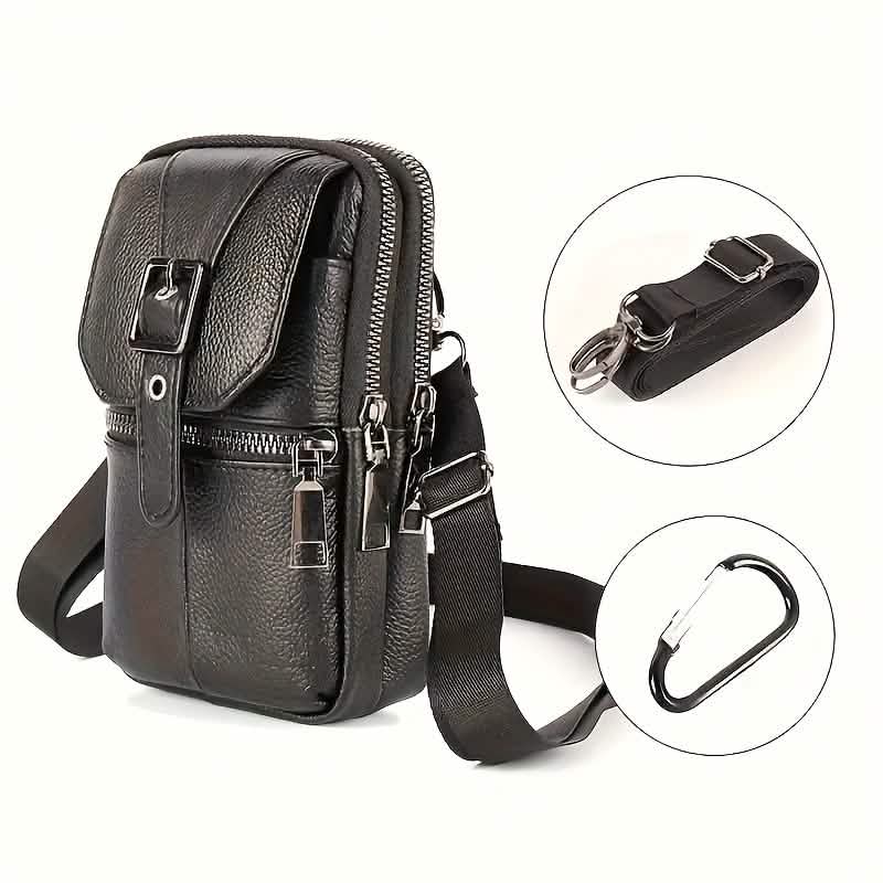 Men’s Genuine Leather Waist Bag Wallet by DailySale