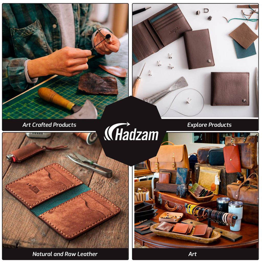 Full Grain Cowhide Leather 2mm Tooling Sheets - Craft & DIY by Hadzam
