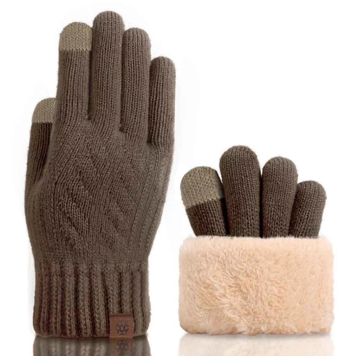 Warm Touchscreen Knit Gloves