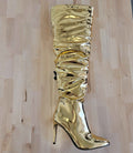 INC Gold Boots Sz 6.5