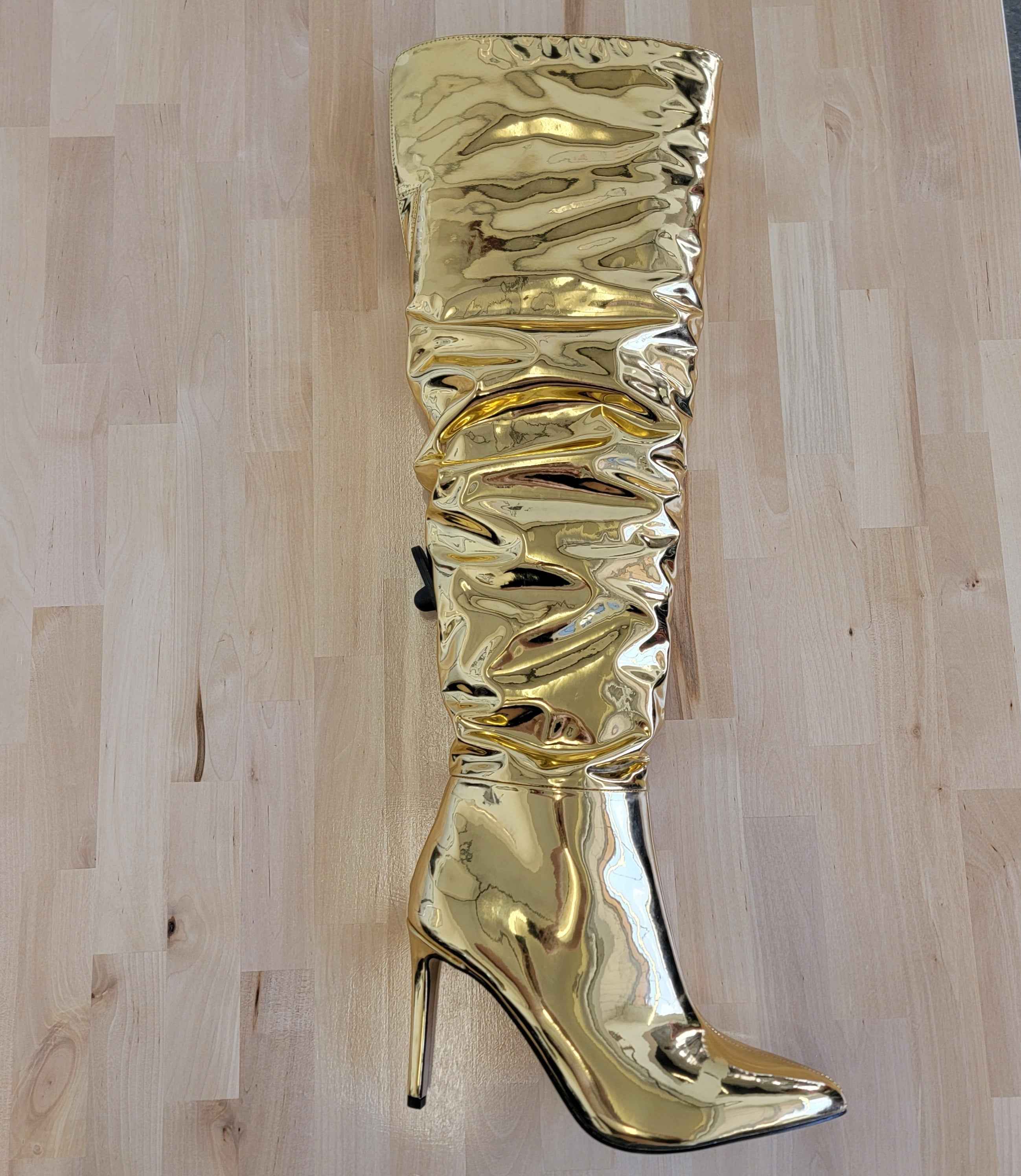 INC Gold Boots Sz 8.5