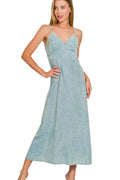 Zenana Tencel Mineral Washed Maxi Dress by Selvanelle