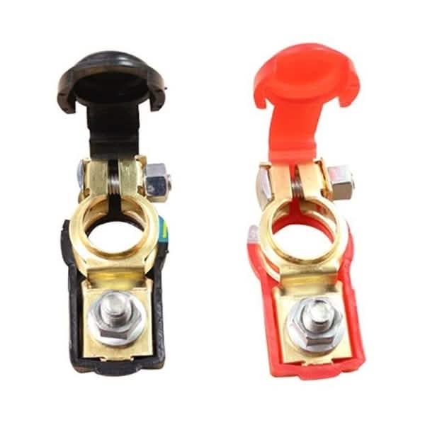 1-Pair: Adjustable Battery Terminal Clamp Clips by DailySale
