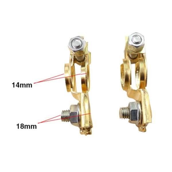 1-Pair: Adjustable Battery Terminal Clamp Clips by DailySale