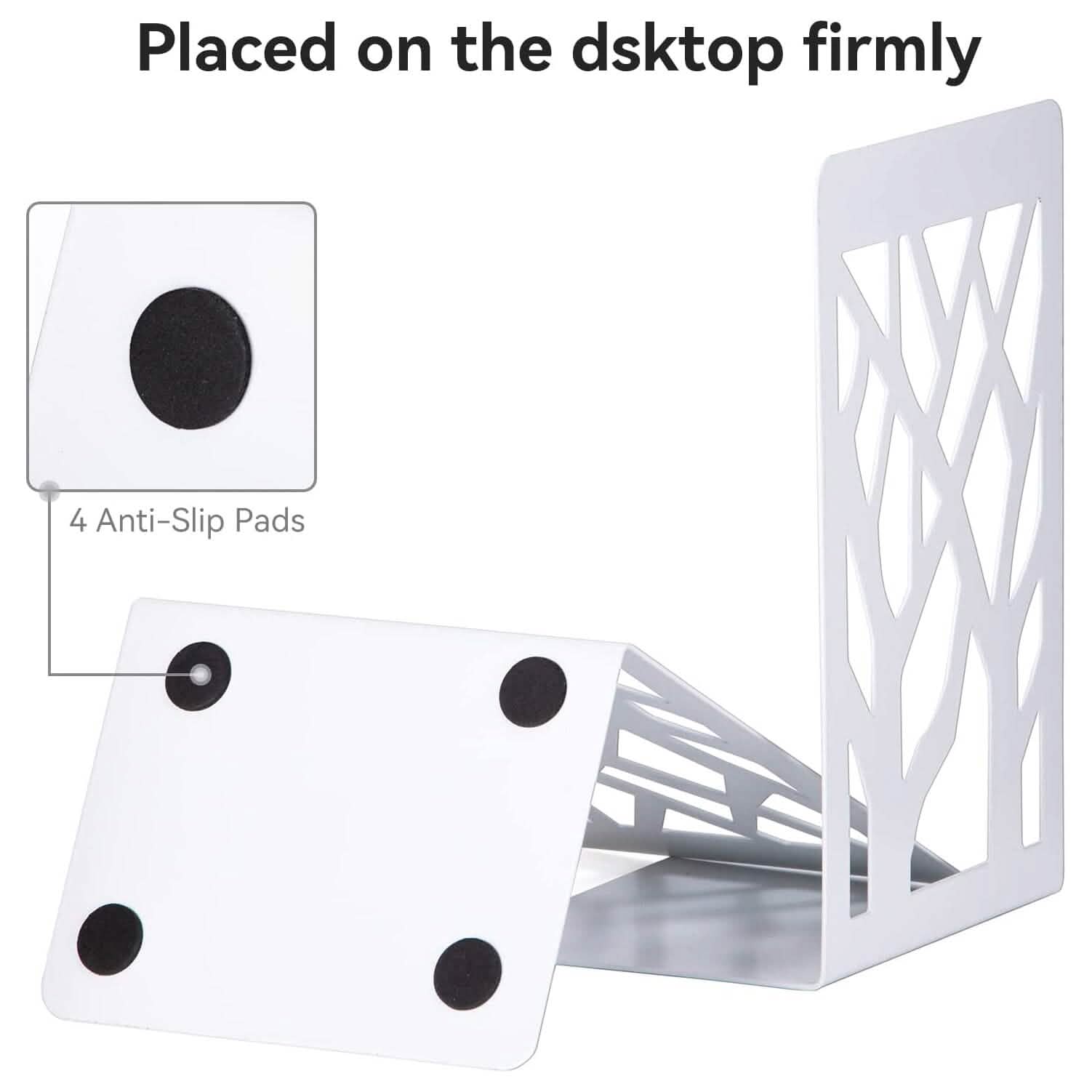 1-Pair: Book Ends for Shelves by DailySale