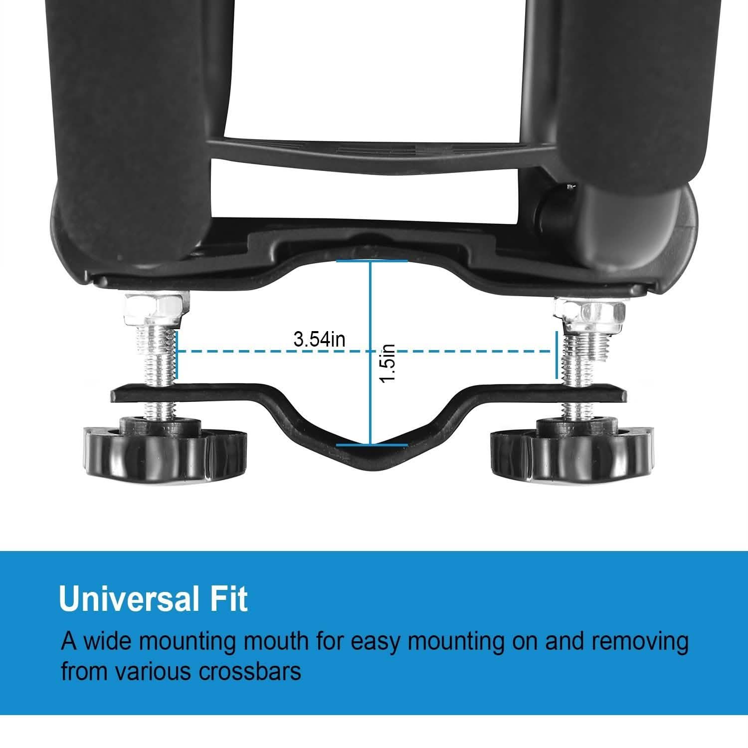 1-Pair: Universal J-Bar Kayak Carrier by DailySale
