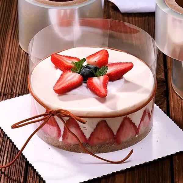 1-Roll: Transparent Cake Wrap Decorative Film by DailySale