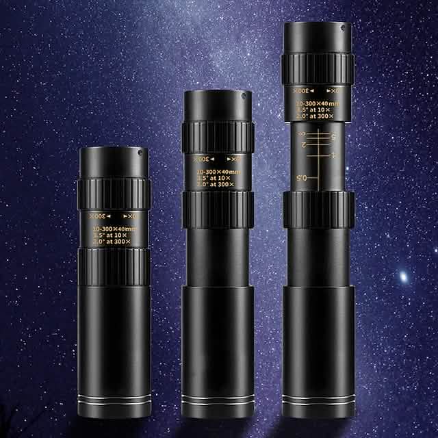 10-300X40 Monocular Telescope Long Range Mini with Zoom Magnification by DailySale