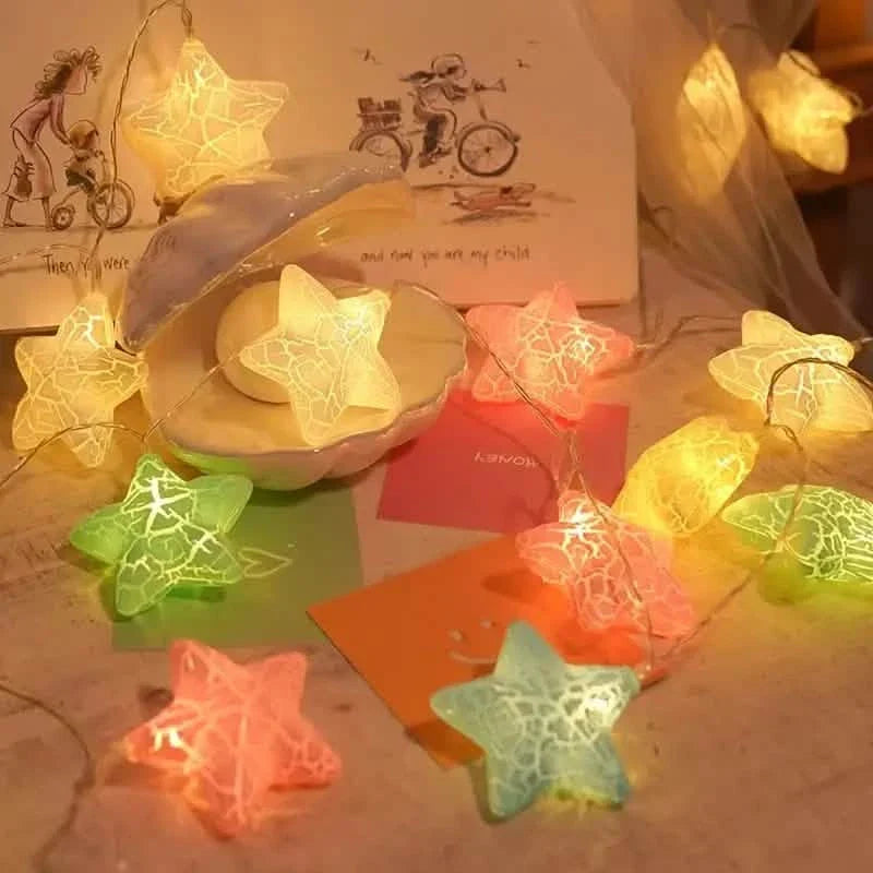 10-Light Crack Star String Lights by DailySale