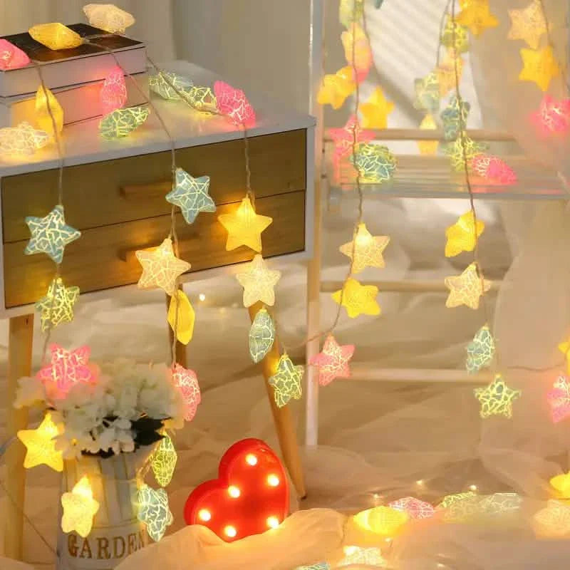 10-Light Crack Star String Lights by DailySale