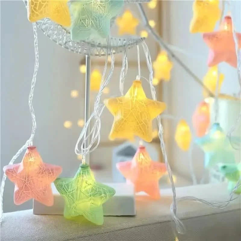 10-Light Crack Star String Lights by DailySale