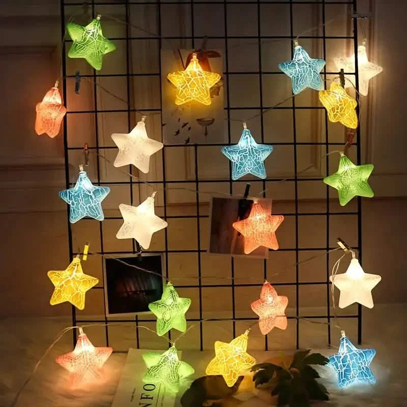 10-Light Crack Star String Lights by DailySale