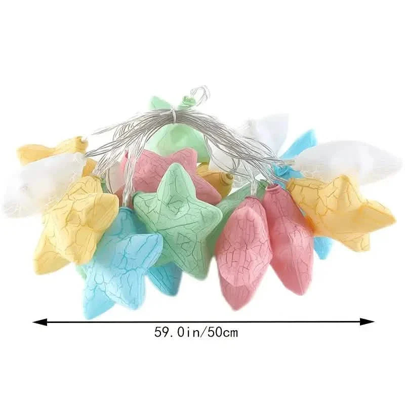 10-Light Crack Star String Lights by DailySale