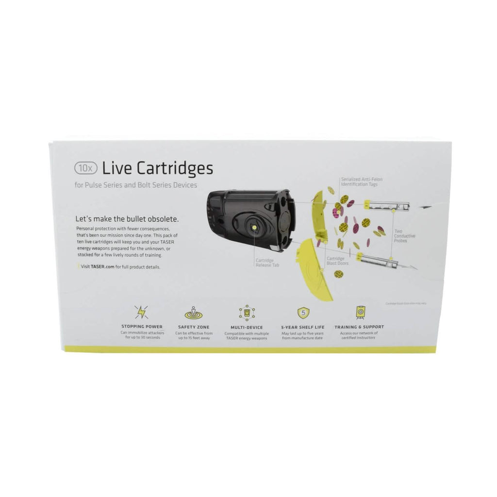 10-Pack: Live Cartridges for TASER C2/Bolt/Pulse/Pulse+ by DailySale