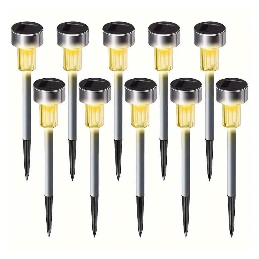 10-Pack: Outdoor Solar Landscape Lawn Light by DailySale
