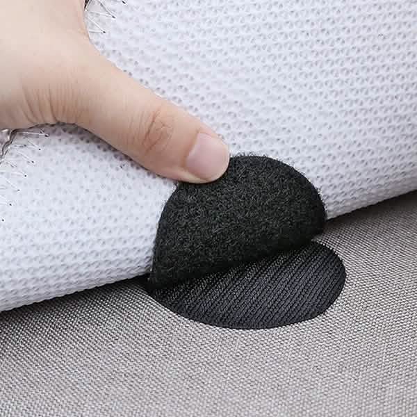 10-Pairs: Anti Curling Carpet Tape Rug Gripper Velcro by DailySale