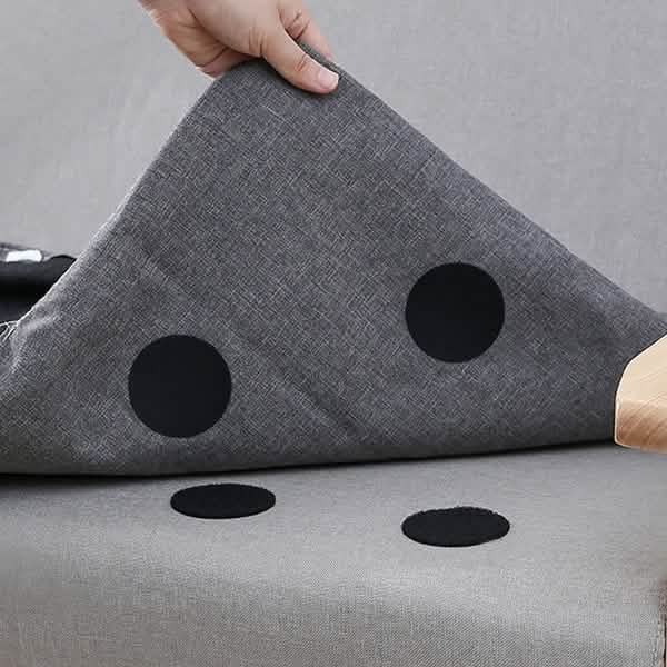 10-Pairs: Anti Curling Carpet Tape Rug Gripper Velcro by DailySale