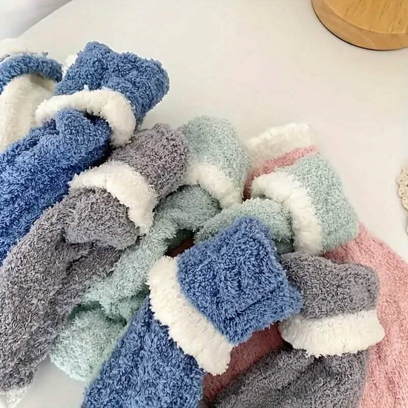 10-Pairs: Coral Fleece Crew Socks by DailySale
