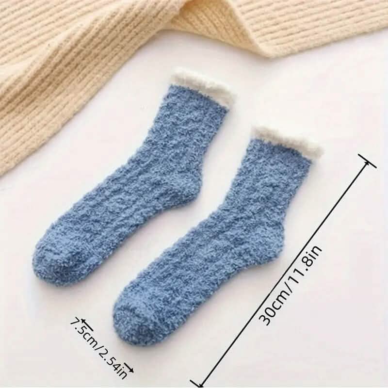 10-Pairs: Coral Fleece Crew Socks by DailySale