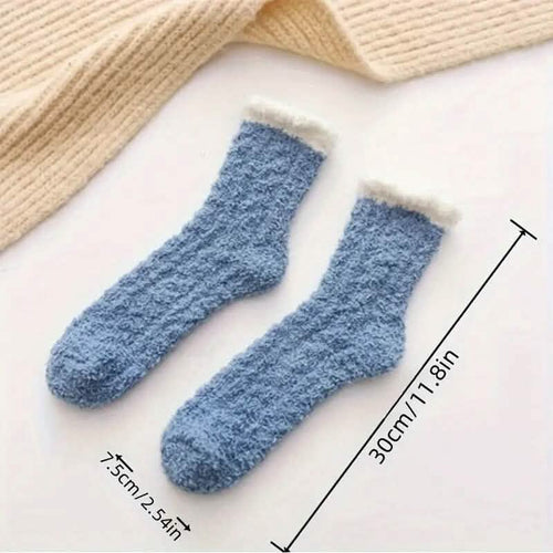 10-Pairs: Coral Fleece Crew Socks by DailySale