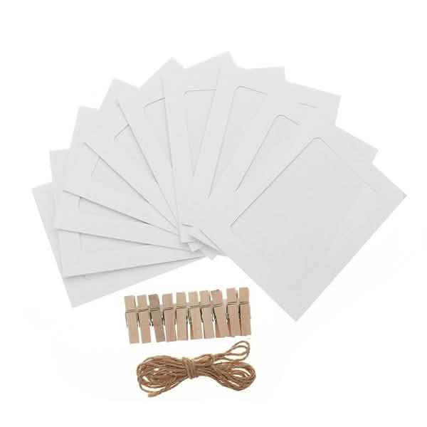 10-Piece: 3 Inch DIY Creative Wall Hanging Photo Frame by DailySale