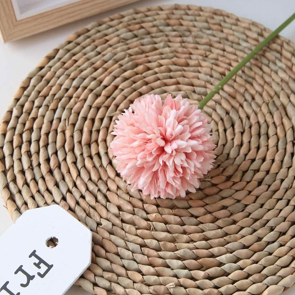 10-Piece: Artificial Flowers Chrysanthemum Ball Flowers Bouquet by DailySale
