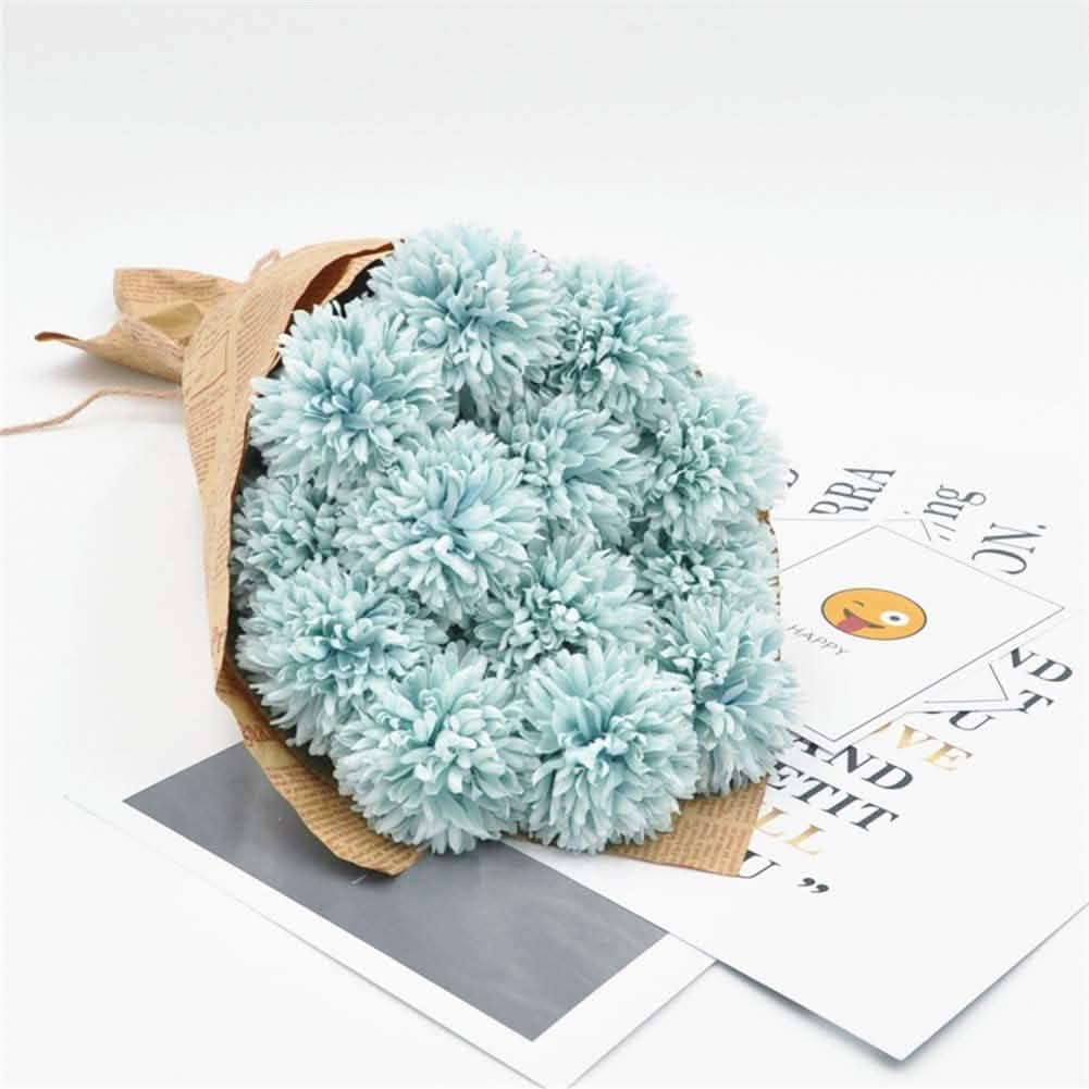 10-Piece: Artificial Flowers Chrysanthemum Ball Flowers Bouquet by DailySale