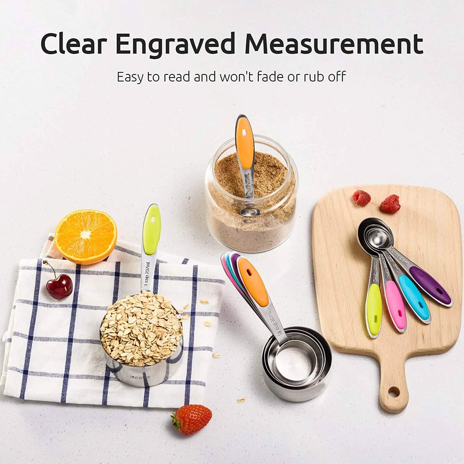 10-Piece: Measuring Cups and Spoons Set by DailySale