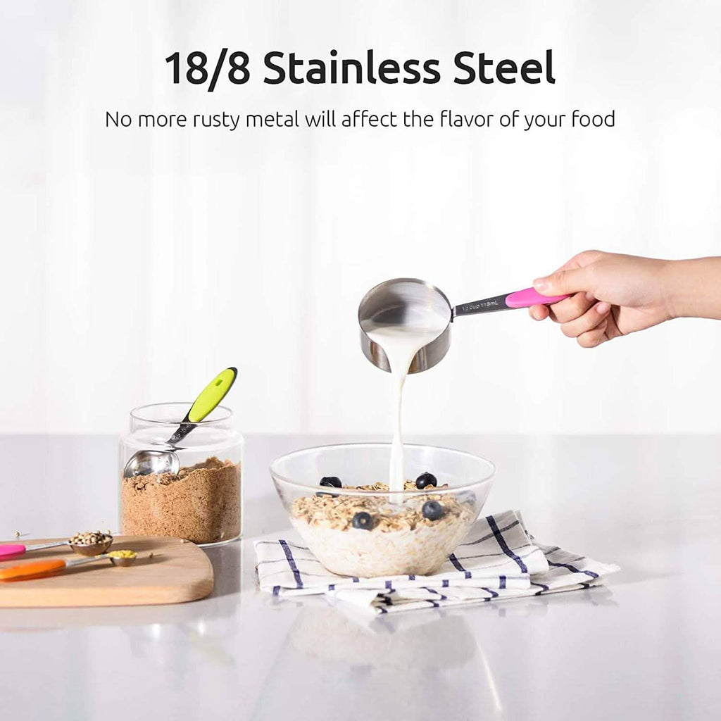 10-Piece: Measuring Cups and Spoons Set by DailySale