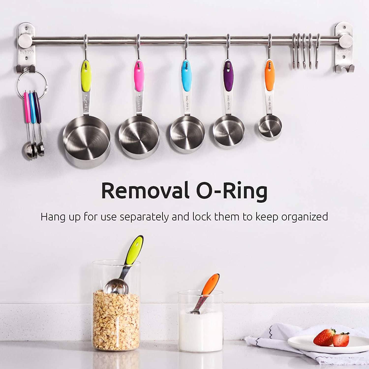 10-Piece: Measuring Cups and Spoons Set by DailySale