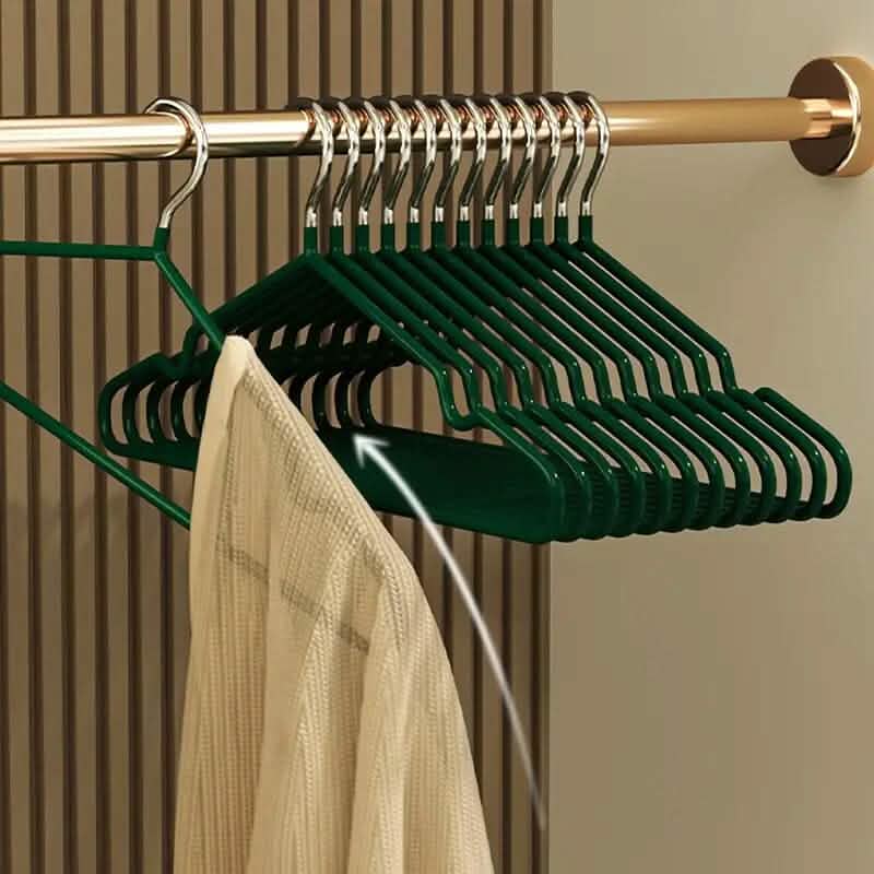 10-Piece: Non-Slip Clothes Hangers Set by DailySale