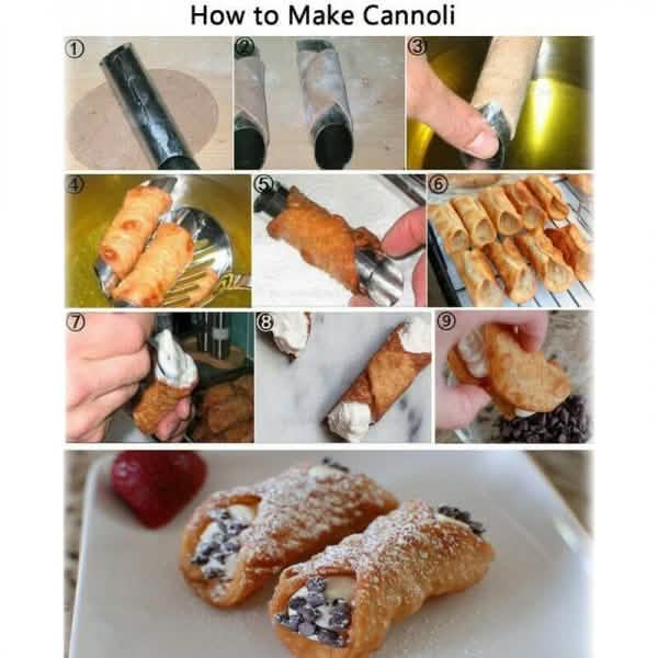 10-Piece: Non-Stick Buttercream Corner Danish Pastry Molds by DailySale