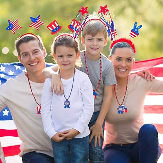 10-Piece: Patriotic Head Boppers Headband by DailySale