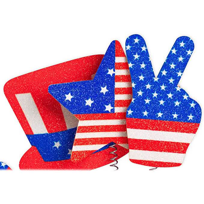 10-Piece: Patriotic Head Boppers Headband by DailySale