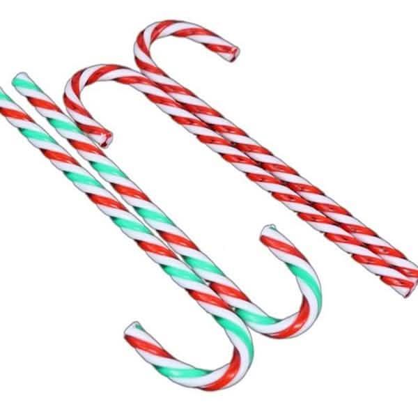 10-Piece: Plastic Candy Cane Ornaments by DailySale