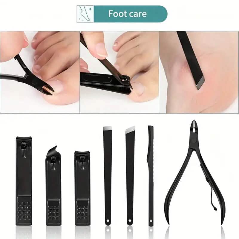 10-Piece Set: Ultra Sharp and Sturdy Nail Clippers Kit by DailySale