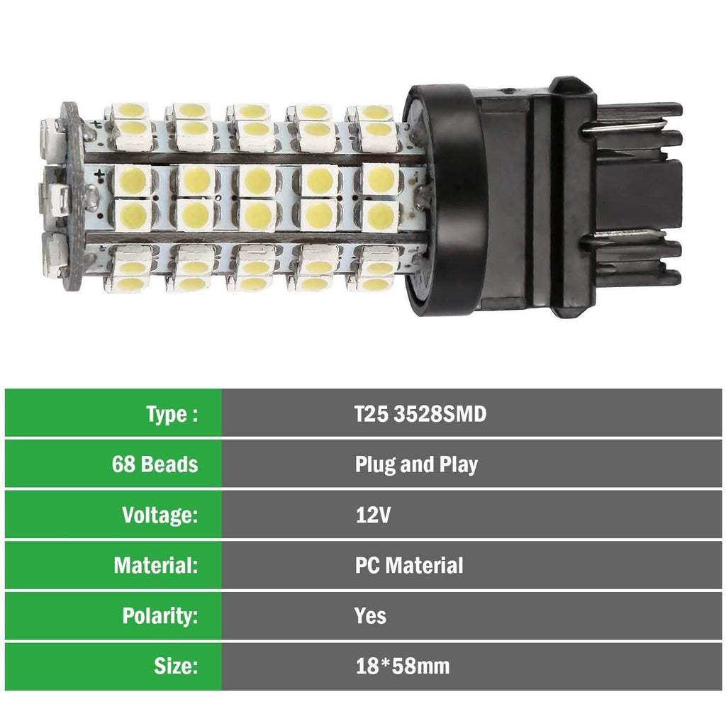 10-Pieces: LED Car Light Bulbs by DailySale