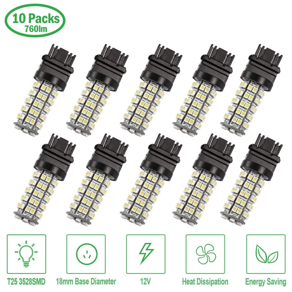 10-Pieces: LED Car Light Bulbs by DailySale
