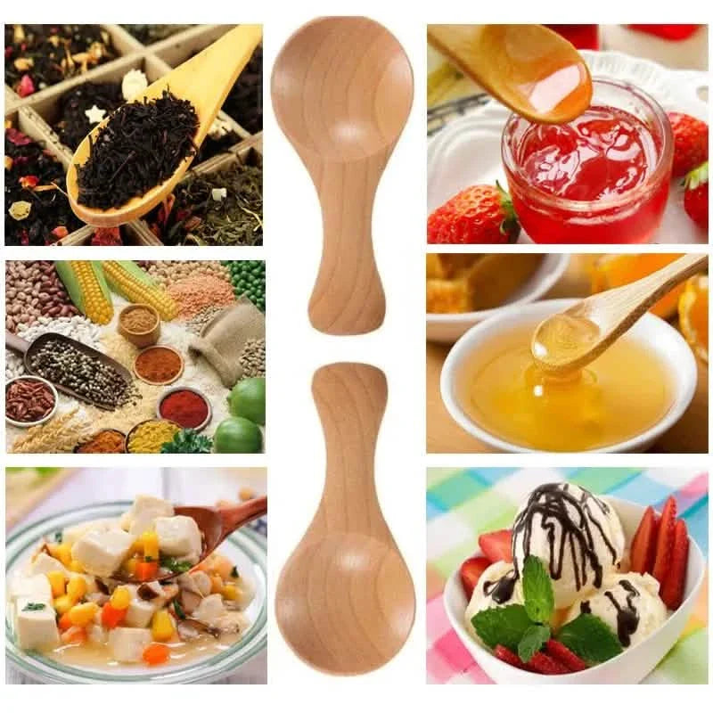 10-Pieces: Mini Wooden Spoons by DailySale