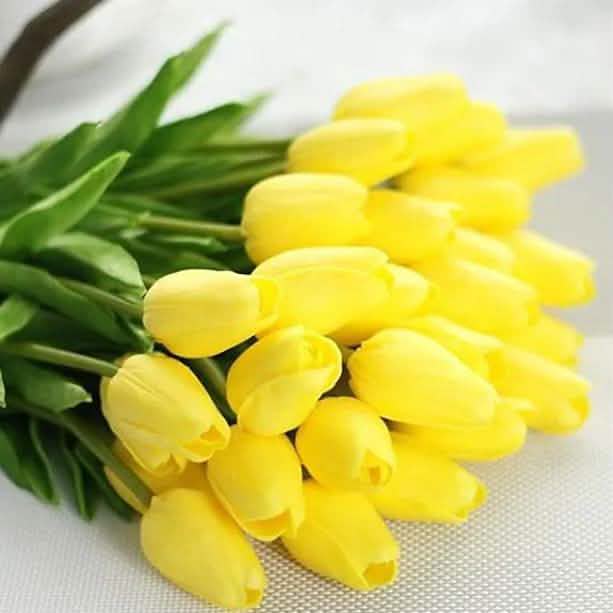 10-Pieces: PU Modern Style Bouquet Tabletop Flower Bouquet by DailySale