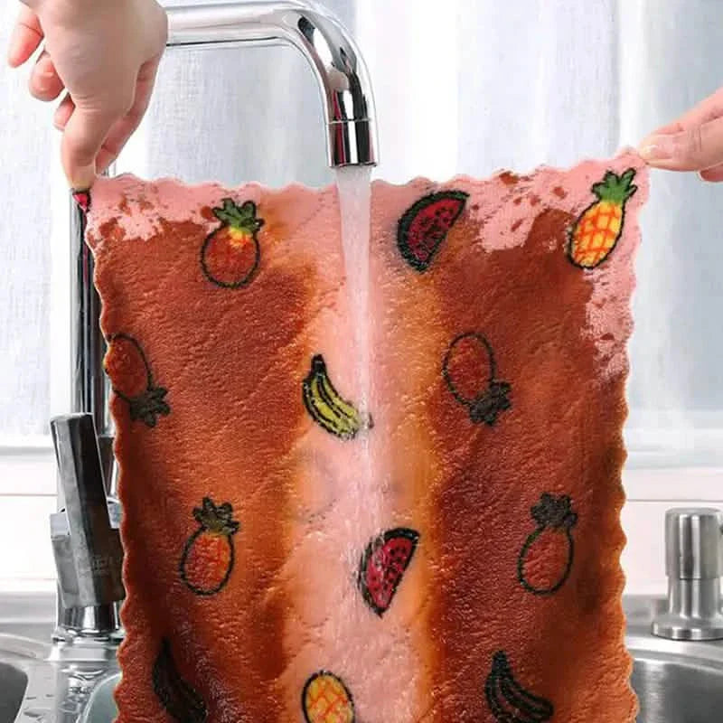 10-Pieces: Reusable Dish Cellulose Sponge Cloths by DailySale