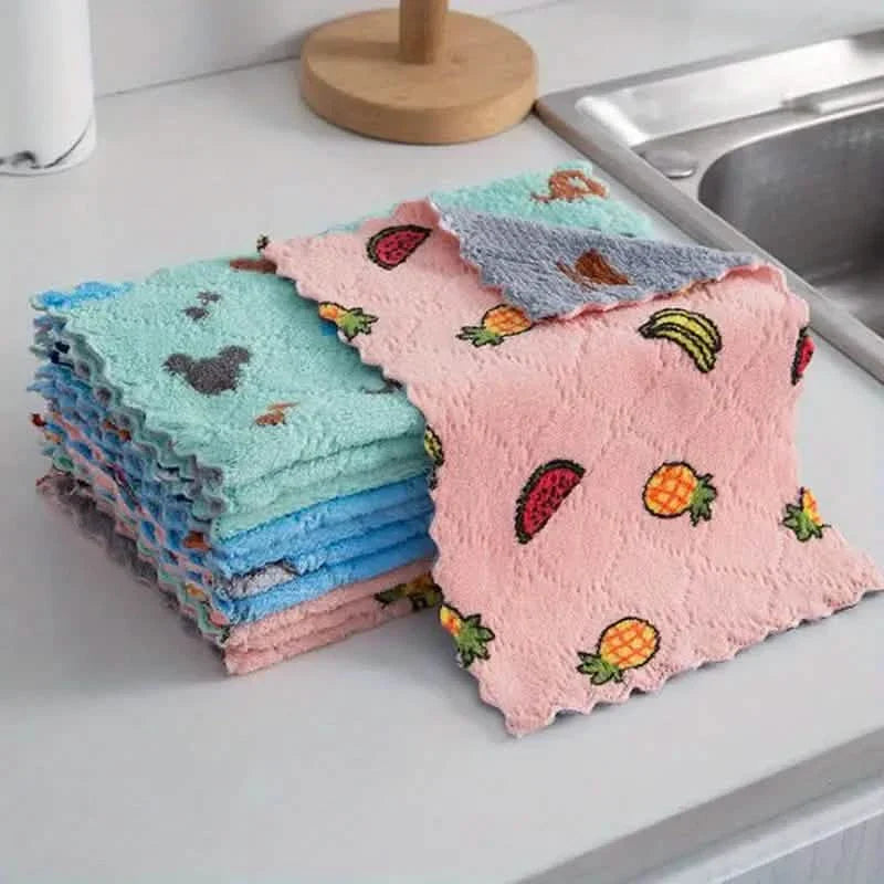 10-Pieces: Reusable Dish Cellulose Sponge Cloths by DailySale